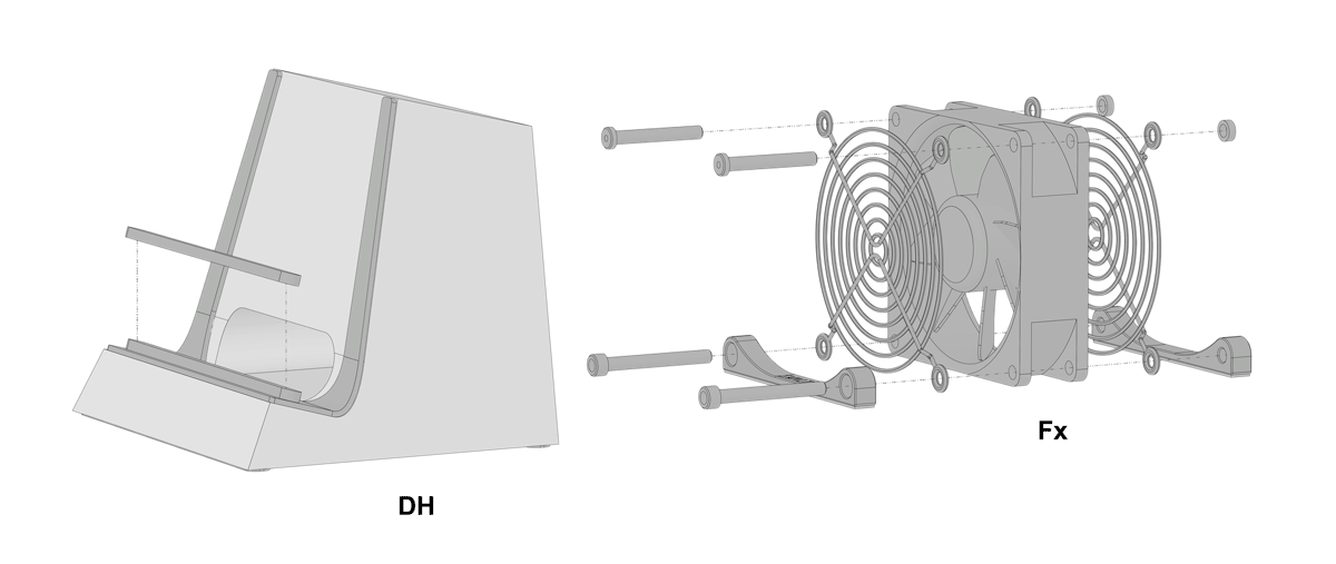 SVALT Cooling Dock model DH specs diagram