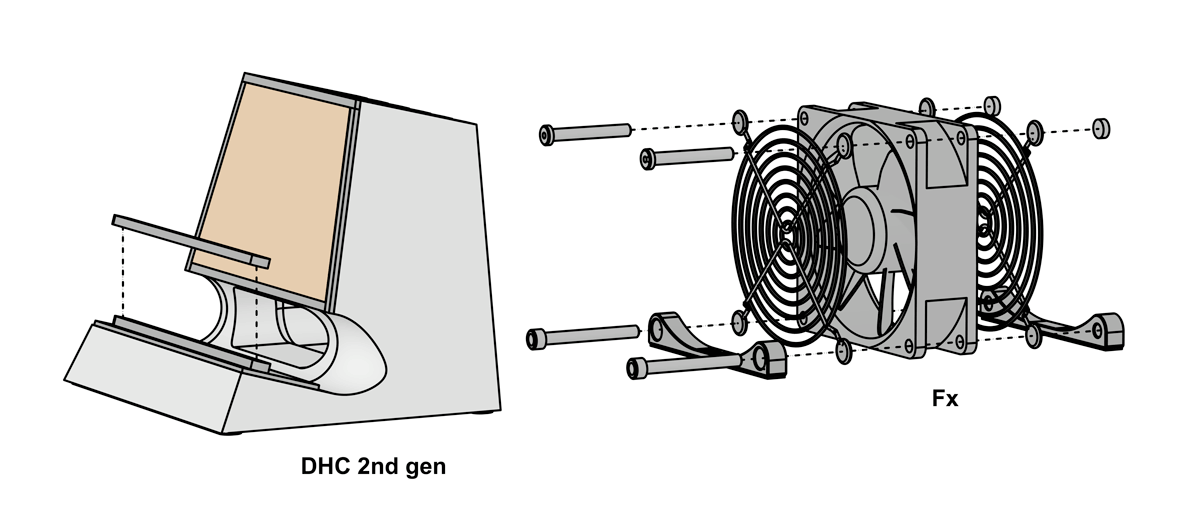 SVALT Cooling Dock model DHC 2nd gen specs diagram