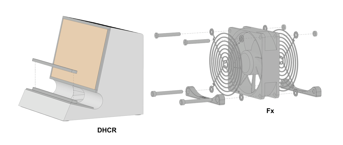 SVALT Cooling Dock model DHCR specs diagram