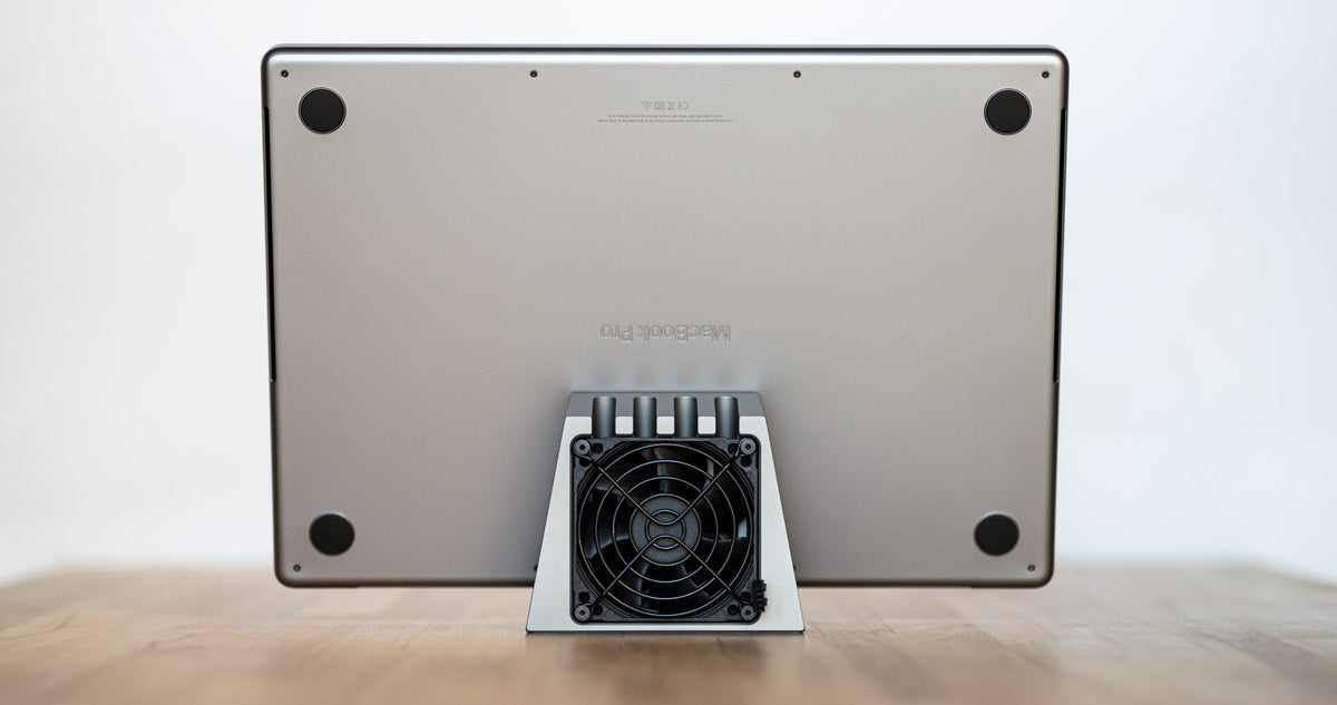 SVALT Cooling Dock model DHCx with 2021-2023 16-inch MacBook Pro