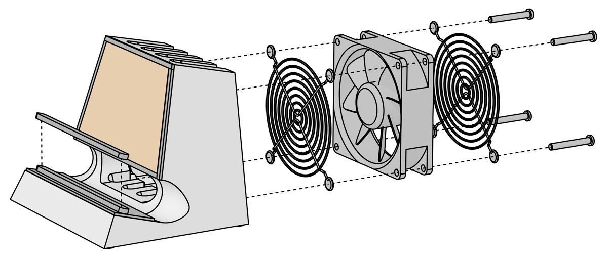 SVALT Cooling Dock model DHCx specs diagram