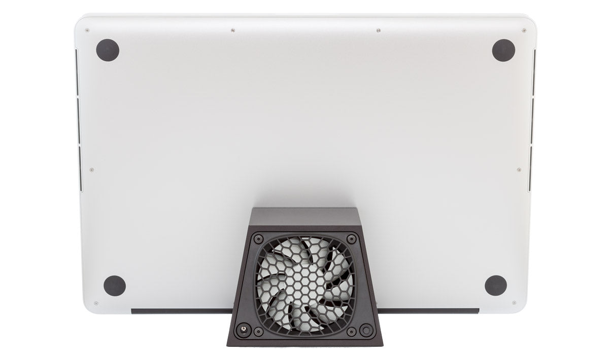 SVALT Cooling Dock model Dx with 16-inch MacBook Pro
