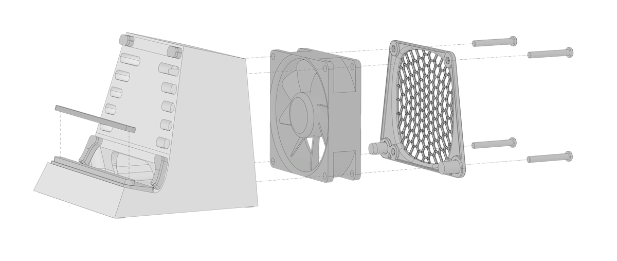 SVALT Cooling Dock model Dx specs diagram