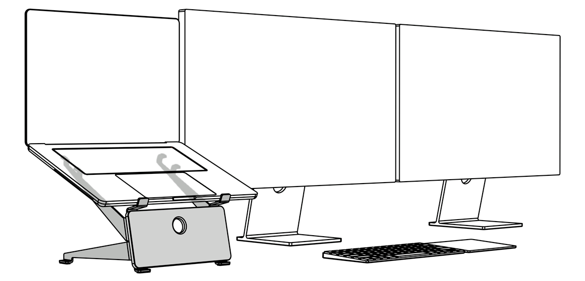 SVALT Cooling Stand model SRxN workstation diagram