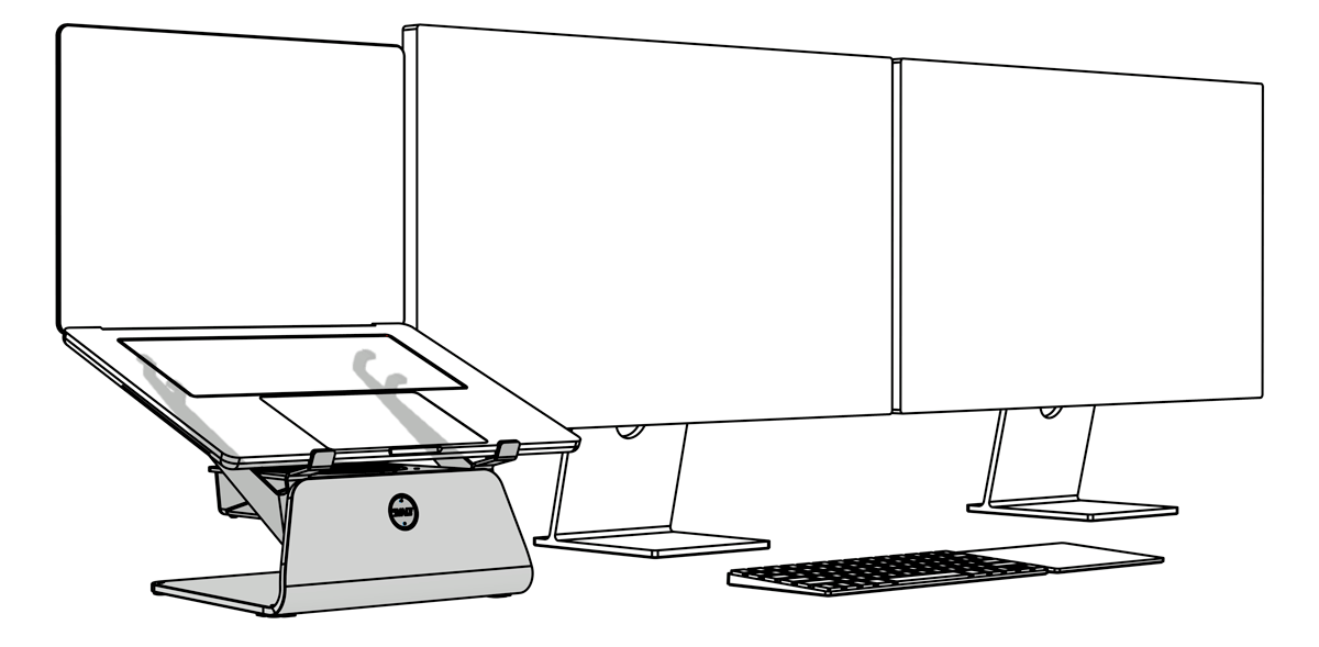 SVALT Cooling Stand model Sx workstation diagram