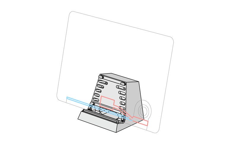 SVALT Cooling Dock Dx model with Apple MacBook Air 13-inch Intel cooling system