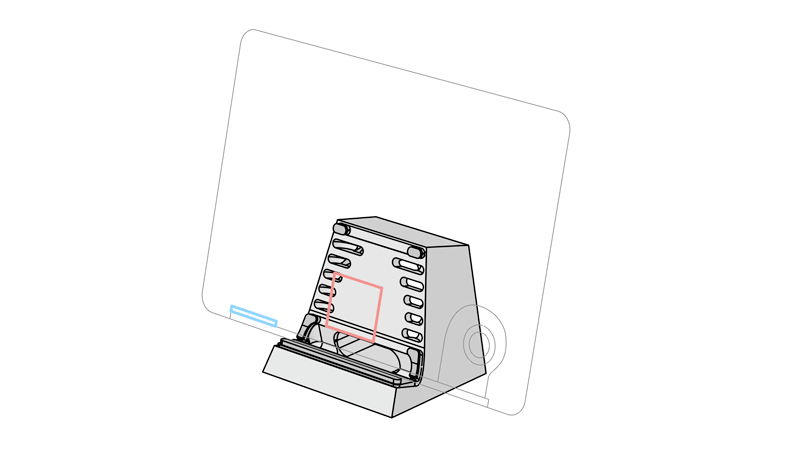 SVALT Cooling Dock Dx model with Apple MacBook Air 13-inch Intel 2018 cooling system