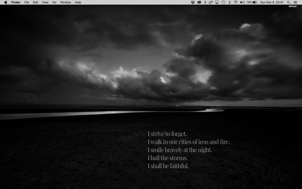 Stormy Desktop