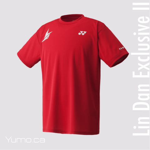 Lin Dan Exclusive II Yonex 16004LDEX  Red Crew Neck Shirt