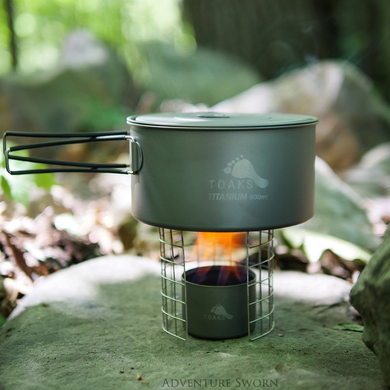 Toaks 900ml on siphon alcohol stove