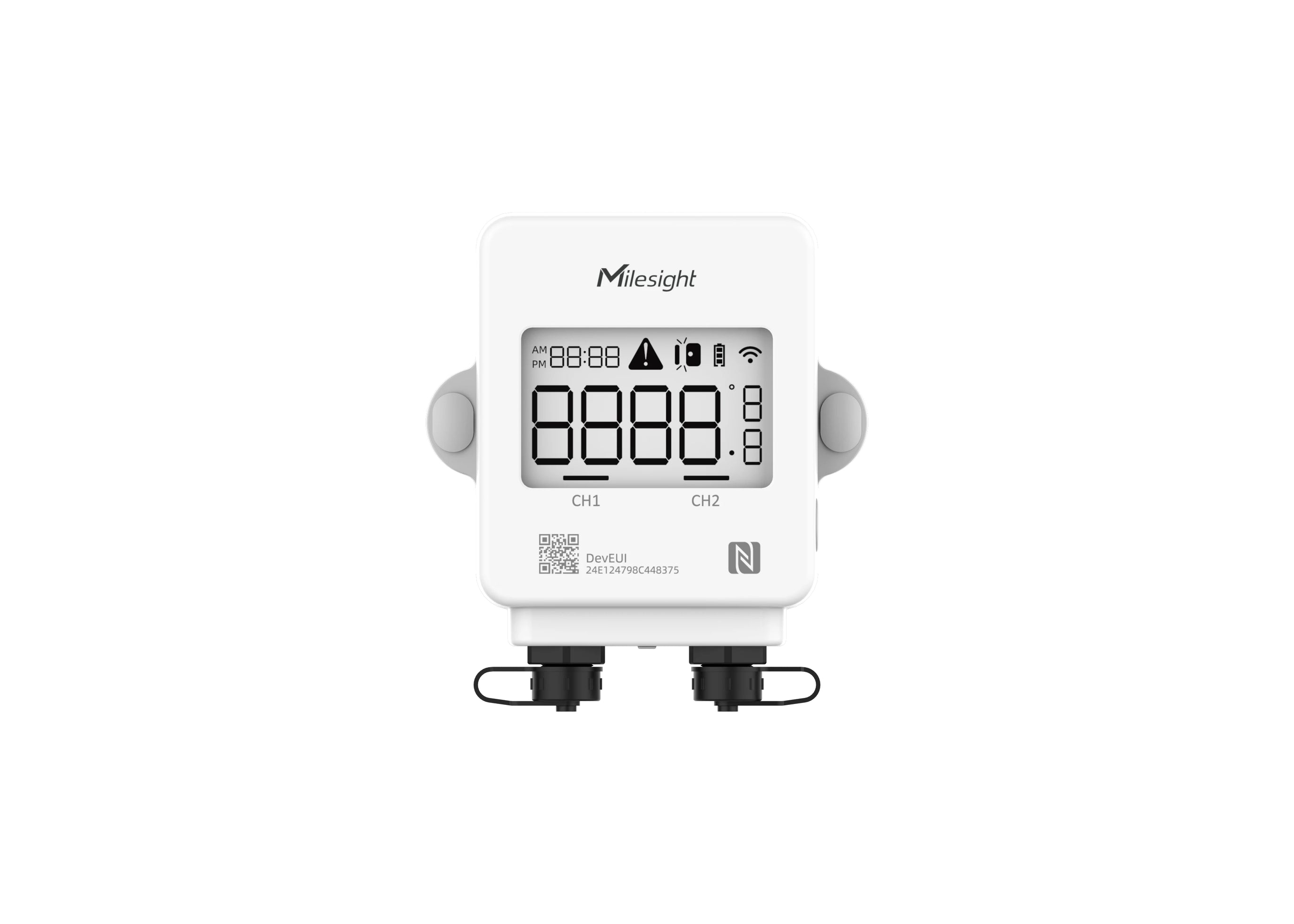 Milesight TS302 LoRaWAN 2-Probe Temperature Sensor with LCD Display (EU868) – Probes Not Included