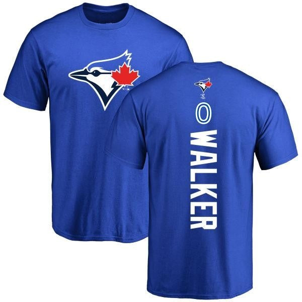 Taijuan Walker Toronto Blue Jays Backer Short Sleeve Crew Neck T