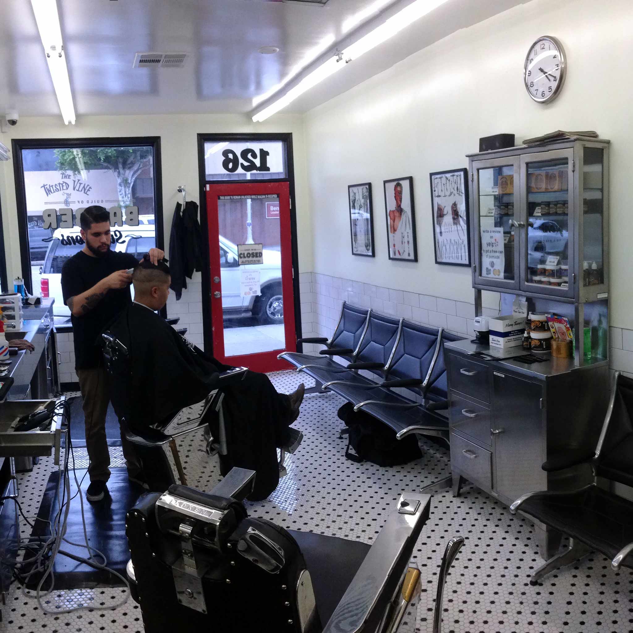 Inside Fullerton Barber Surgeons