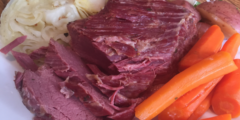 St Patty Patrick Corned Beef Cabbage Potatoes Carrots Instant Pot recipe