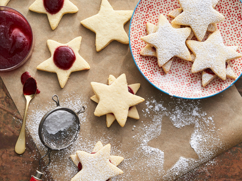 snow flurries christmas cookies