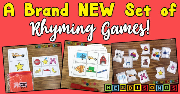 A Brand NEW Set of Rhyming Games