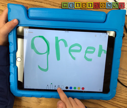 GREEN Sight Word, iPad, Kindergarten, TK