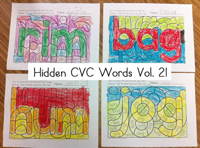 Hidden CVC Words