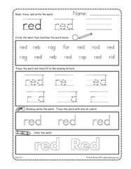 Sing & Spell Vol. 2 Workbook pages
