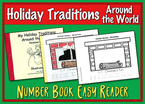 Holiday Traditions Around the World Number Book Easy Reader