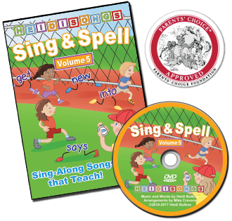 Sing & Spell the Sight Words - Volume 5 Animated DVD
