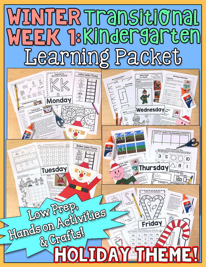 TK Weekly Learning Packet: Winter - Week 1