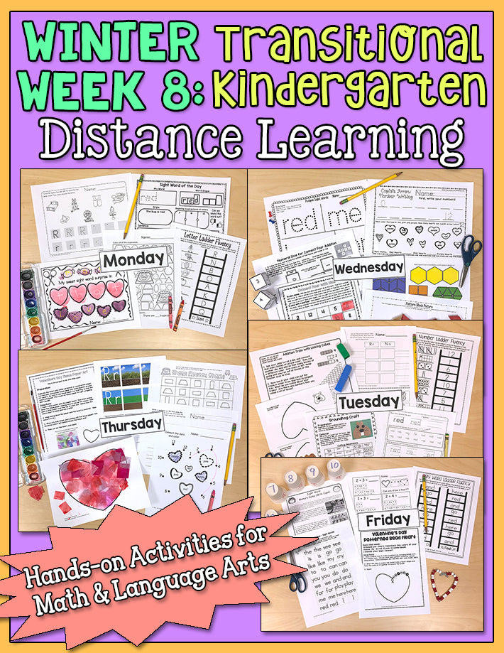 TK Weekly Learning Packet: Winter - Week 8