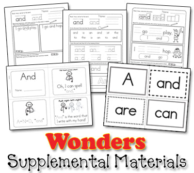 Wonders Sight Word Song Collection
