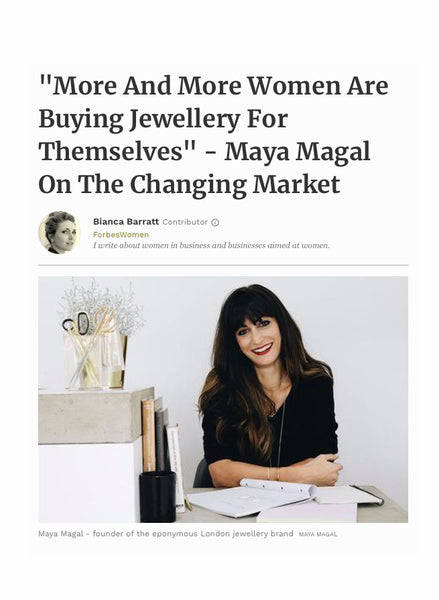 Forbes magazine article interview Maya Magal 