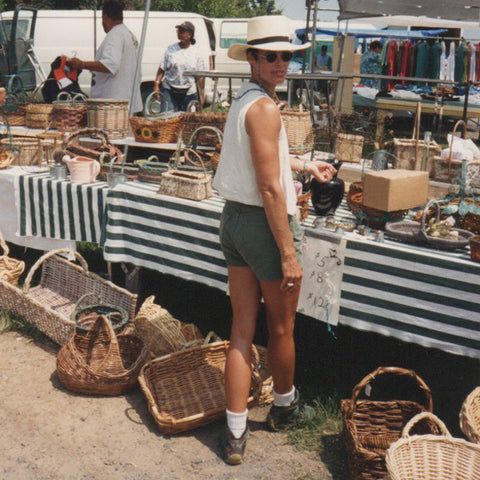 The Basket Lady at Rices Country Market