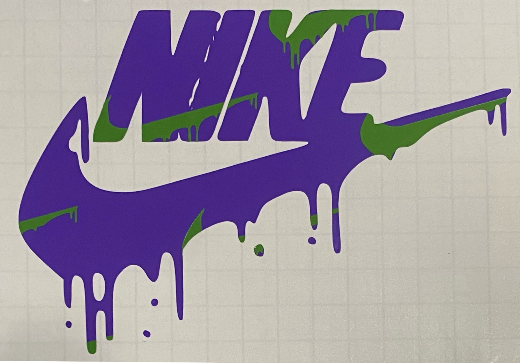 Accesorios Perspicaz italiano 6" Nike Logo w/ Pattern Decal "Drip Effect" – MeechesDesigns