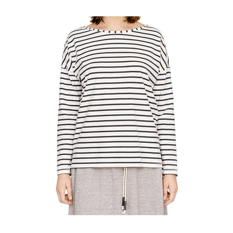 Long sleeve Breton stripe top organic cotton ethical fashion