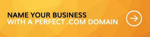 Name your business with a perfect .com domain