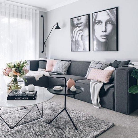 Calm living room decor