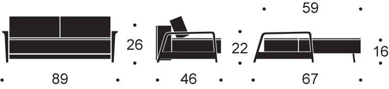 Movie night with wood arms measurements