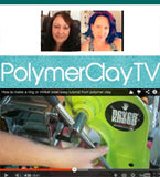 PolymerClayTV in Australia reviews The NEVERknead Polymer Clay Kneading Machine Tool