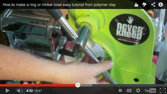 Trinketbowl reviews The NEVERknead Polymer Clay Kneading Machine