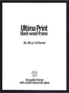 Black Wood Frame 30x40