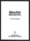 Black Wood Frame 13x18