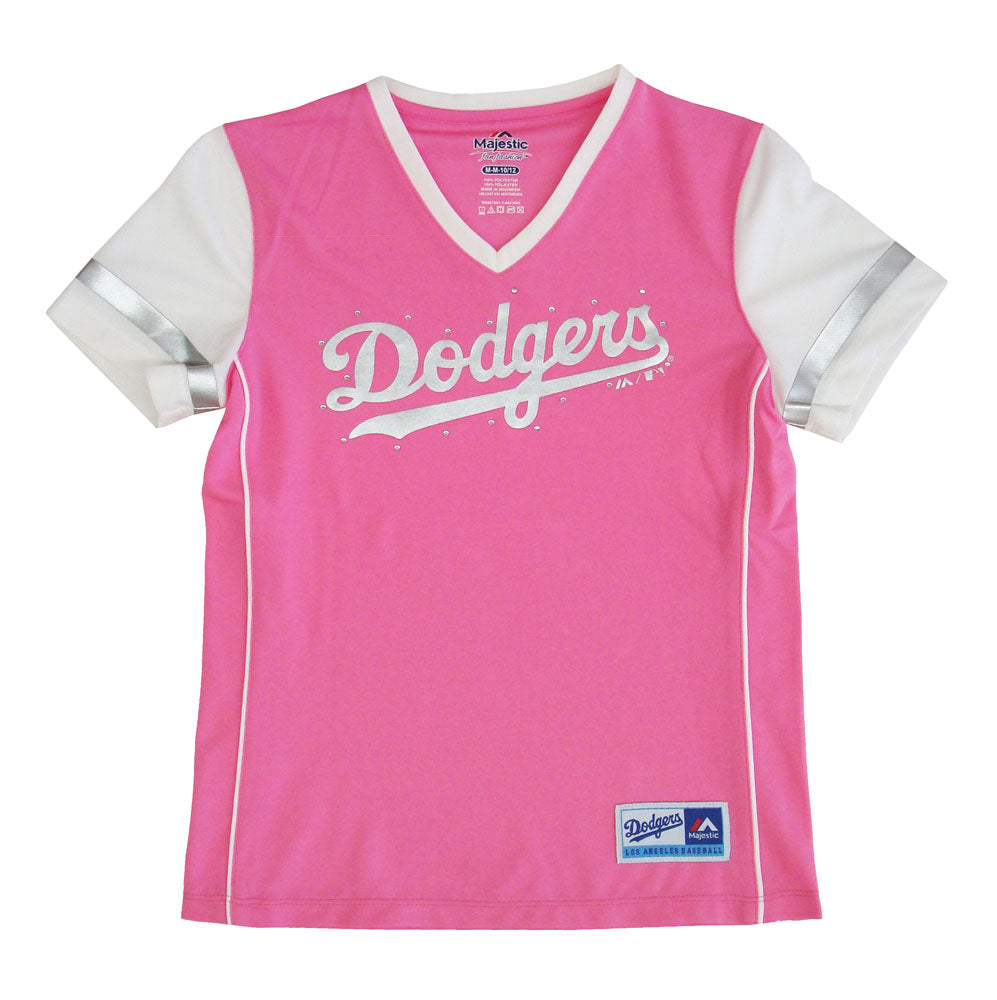 pink dodger jersey