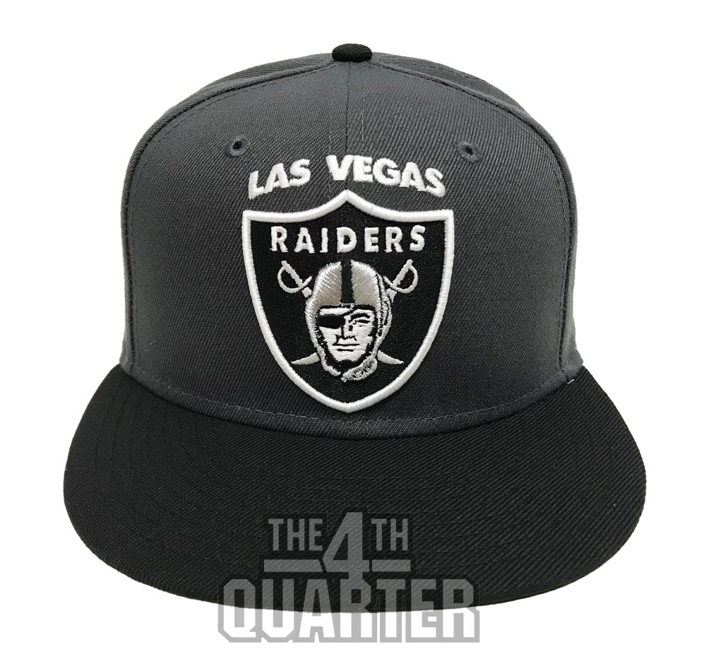 Vegas Raiders Fitted New Era 59Fifty NL Logo Charcoal Black Hat Ca – THE 4TH QUARTER