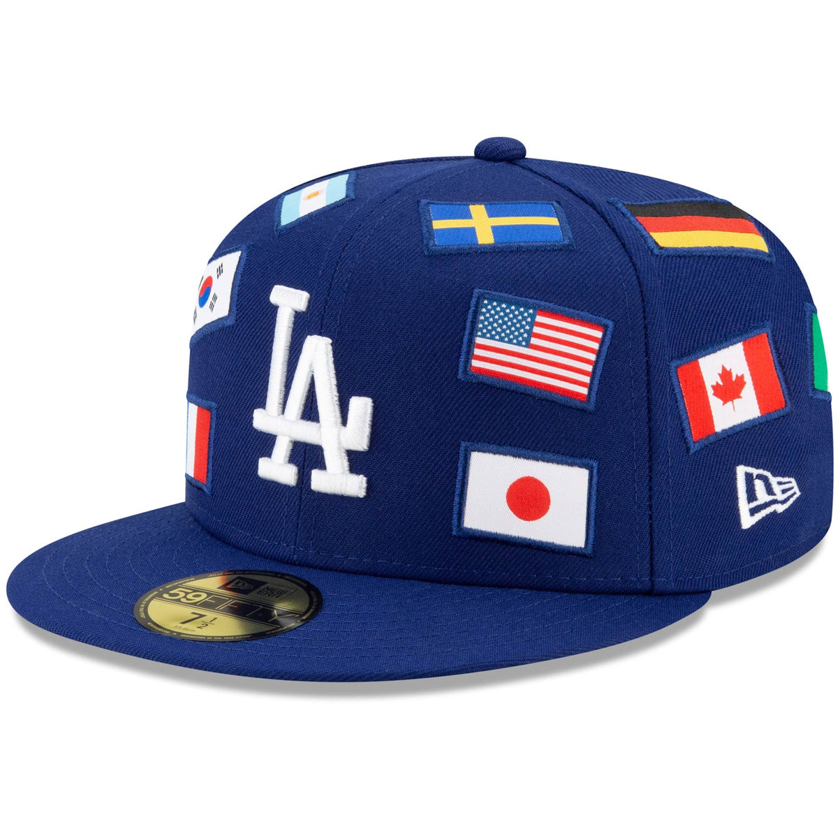 dodgers flag hat