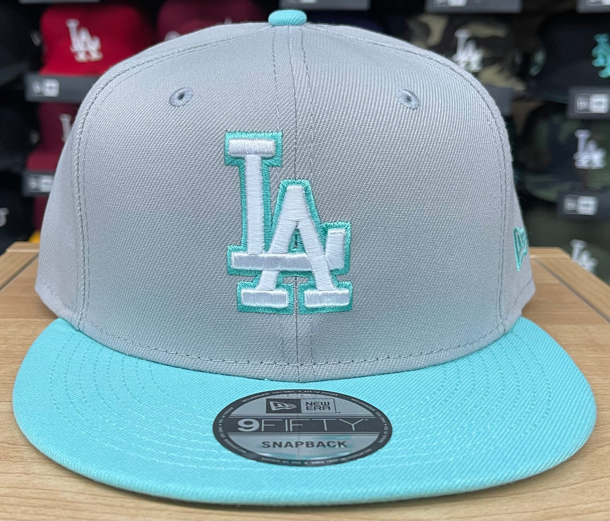 la dodgers essential grey 59fifty cap