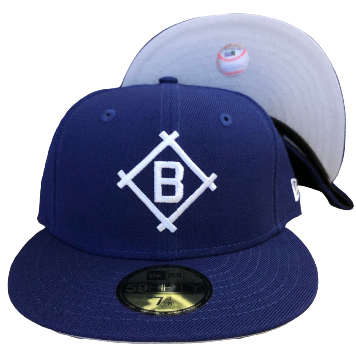 KTZ Brooklyn Dodgers Jackie Robinson 39thirty Cap in Blue for Men