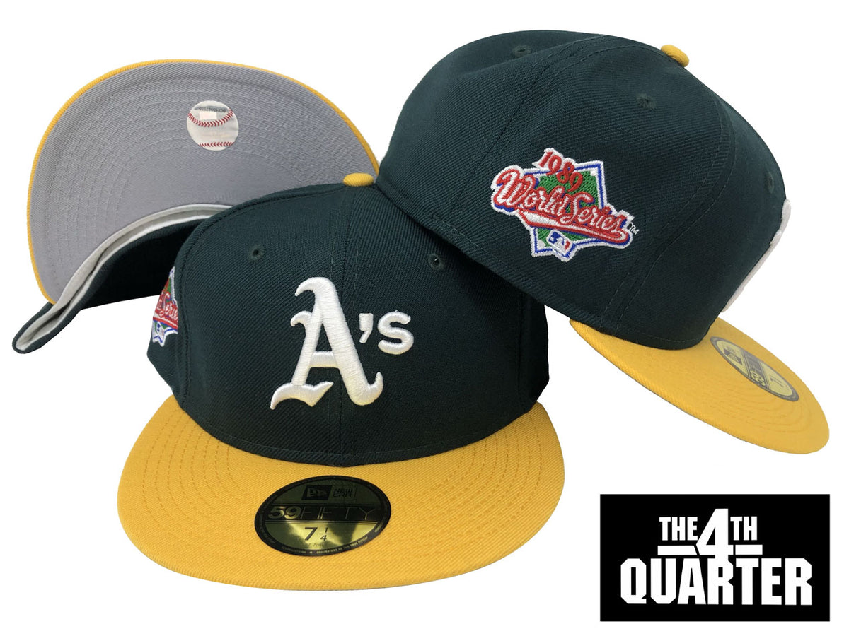 oakland a's fitted hat patch