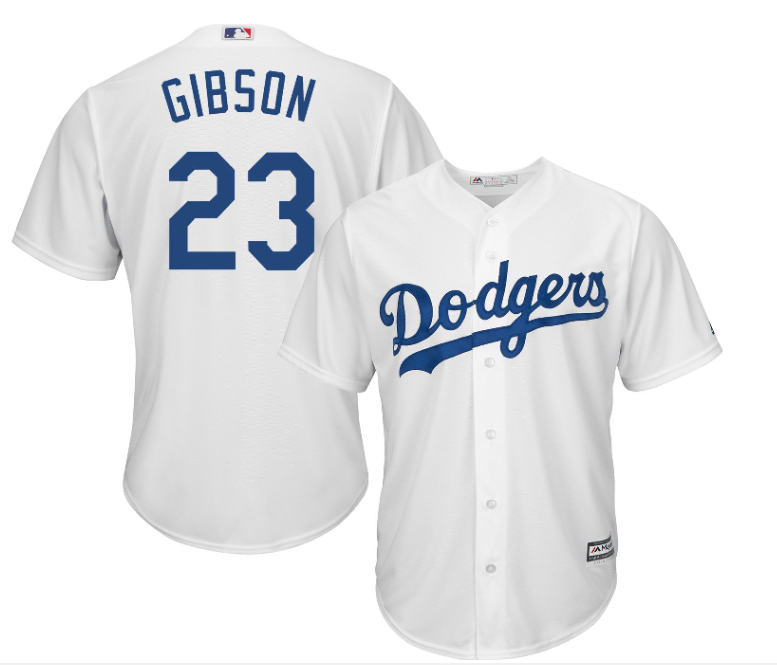 gibson dodgers jersey