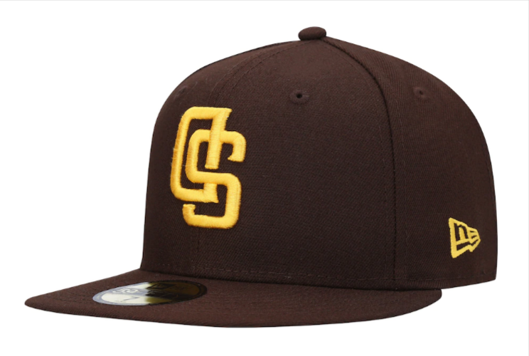 san diego padres upside down 59fifty fitted