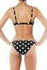 BASIC PANT - BLACK POLKA DOT