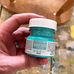 37ml sample pot of Fusion Mineral Paint in Azure