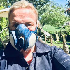 Always wear a dust mask when sanding